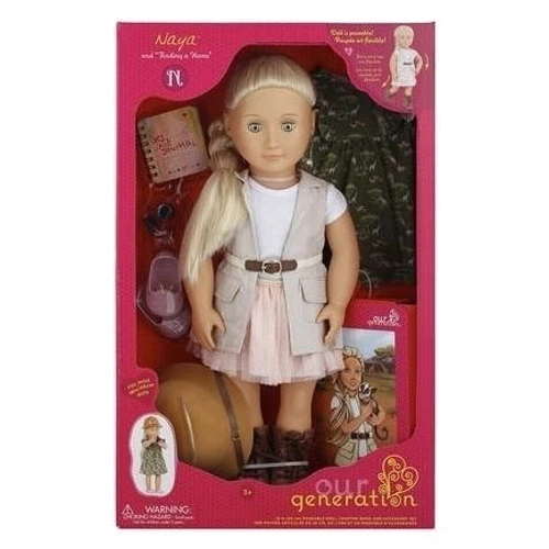 Кукла Our Generation Deluxe Найя 46 см Любительница сафари (BD31164ATZ)