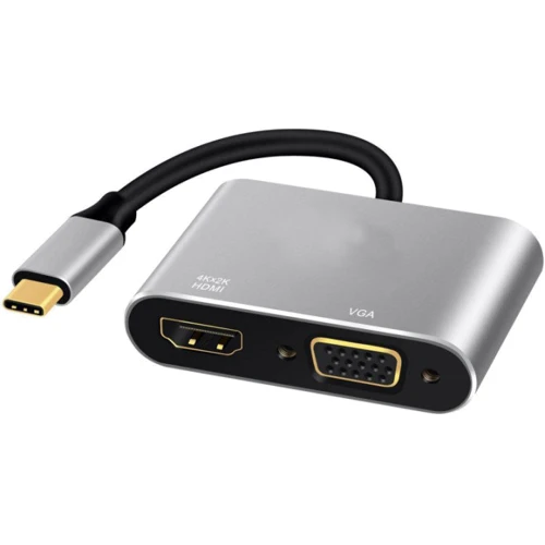 

Extradigital Type-C to Hdmi / Vga (KBV1743)