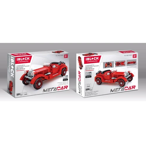 Конструктор Iblock PL-921-334 Megacar, 324 деталей