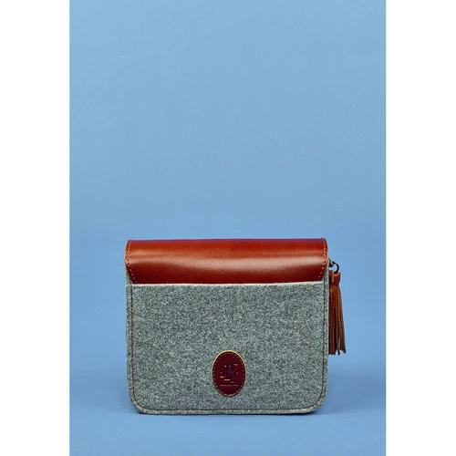 Женская сумка-сэтчел BlankNote коричневая (BN-BAG-3-felt-k): Страна производитель Украина