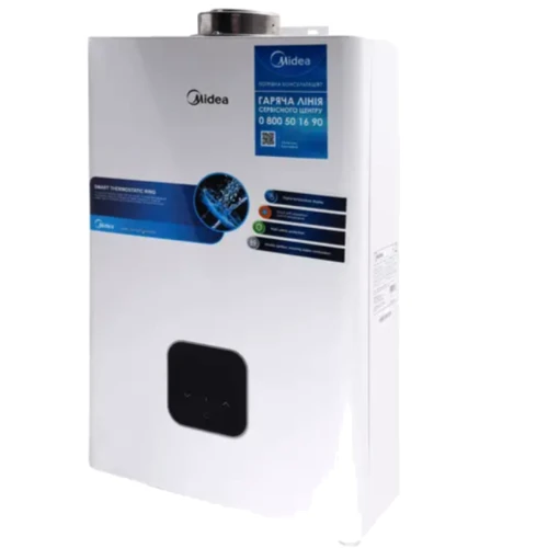 Водонагреватель газовый Midea JSG22-12HC2 турбо с модуляцией (дымоход в комплекте): Производительность, л/мин 12
