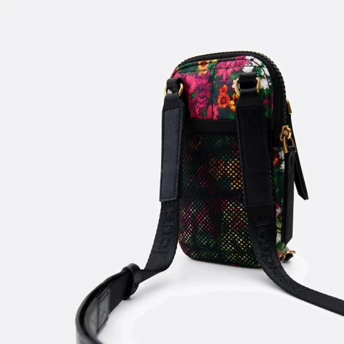 Женская сумка- кошелек Desigual разноцветная (22WAYA02): Фактура Матовая, Гладкая