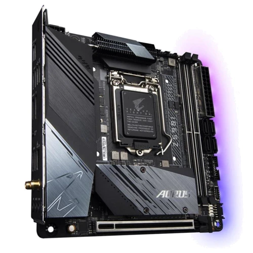 Gigabyte Z590I AORUS ULTRA: Разъемы на задней панели USB Type-C, USB 3.2 Gen 2, USB 3.2 Gen 1