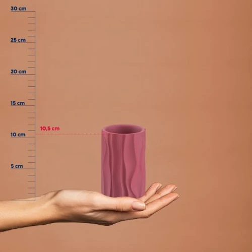 Склянка для зубних щіток KELA Merida чорний 10.5х7 см (23765)