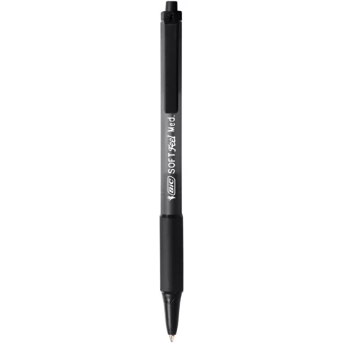 Набор шариковых ручек BIC Soft Feel Clic Grip Чёрный 1 мм 12 шт (70330914360): Тип Шариковые