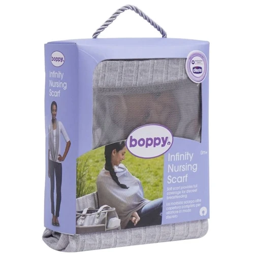 Накидка-шарф для кормления Boppy Infinity Серая (79968.49) фото 5