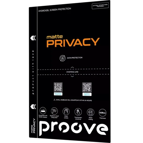 Защитная пленка для iPhone Proove Hydrogel Screen Protection PRIVACY: Тип защиты экрана на экран