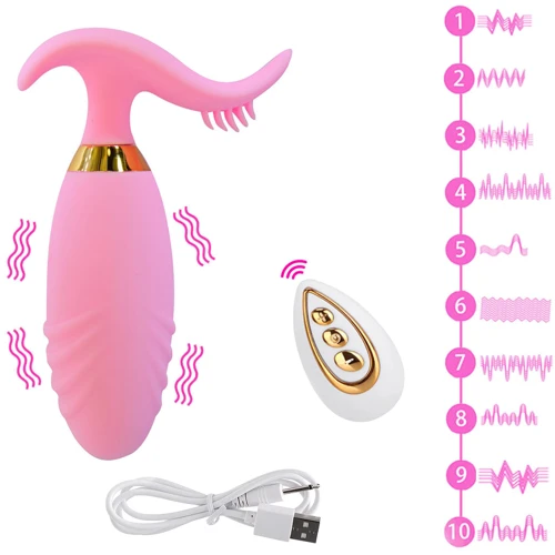 Виброяйцо с пультом NDS B25-3 Light Pink (23755)
