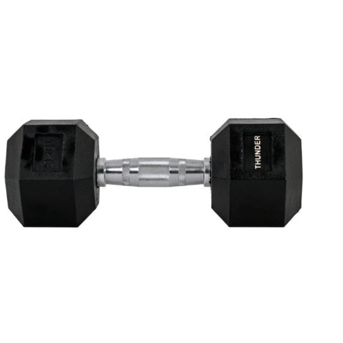 Гантель Thunder 10 кг (HEXAGONAL-DUMBBELLS-10KG): Вес гантели, кг 10