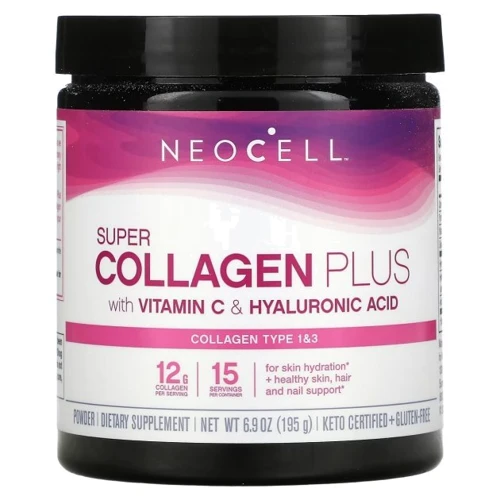 Neocell Super Collagen Plus Vitamin C & Hyaluronic Acid Колаген з вітаміном C та гіалуроновою кислотою 195 гр