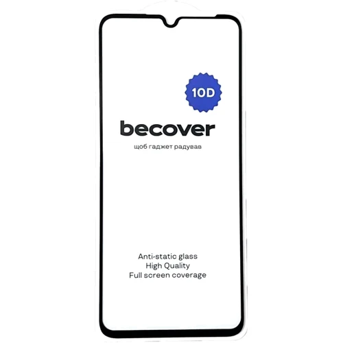 Аксессуар для смартфона BeCover Tempered Glass 10D Black for Honor X7a (711334)