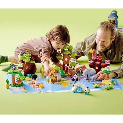 Конструктор LEGO DUPLO Town Дикие животные мира 140 деталей (10975) фото 5