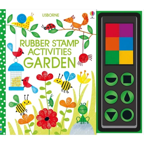 Rubber Stamp Activities Garden / Книга зі штампами Сад