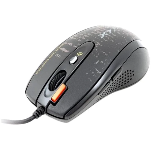 Мышь A4 Tech F5 USB Mystic Black: Максимальное разрешение сенсора, dpi 3000 dpi