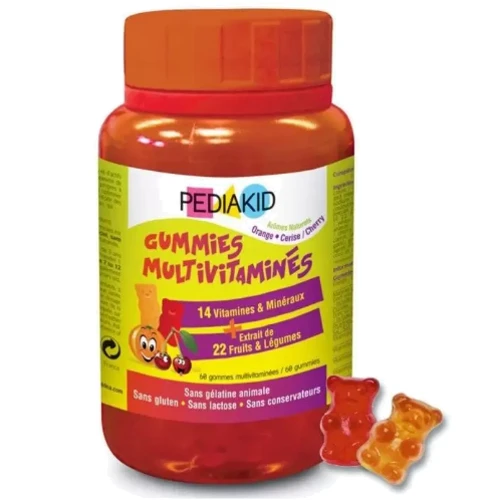 Pediakid Multivitamin Мультивитамины для детей 60 жевательных конфет
