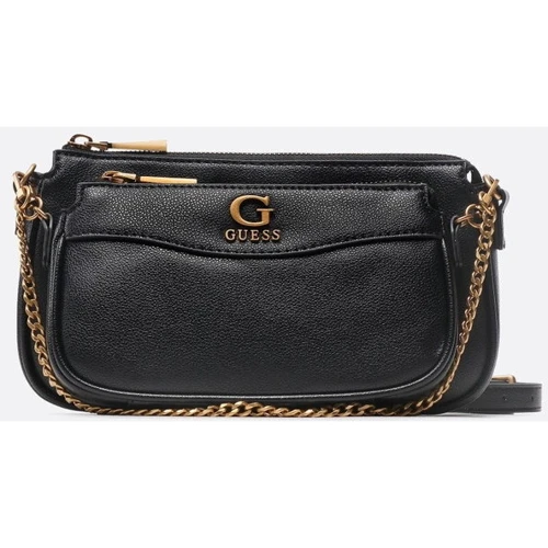 Женская сумка кросс боди GUESS NELL DOUBLE POUCH CROSSBODY черная (HWVB8678700-BLA)