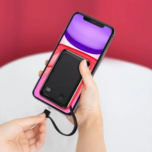 Зовнішній акумулятор Baseus Power Bank 10000mAh Mini S Digital Display 3A з USB-C Cable Black (PPXF-A01): Ємність батареї, мАг 10000