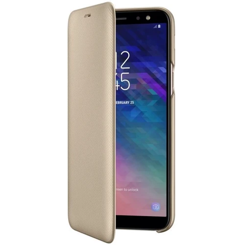 

Samsung Wallet Flip Cover Gold (EF-WA600CFEGRU) for Samsung A600 Galaxy A6 2018