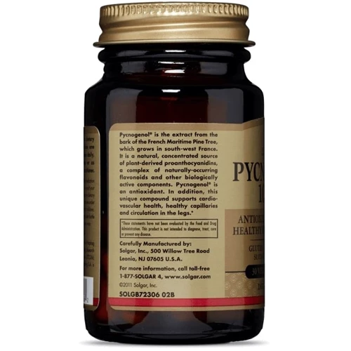 Solgar Pycnogenol 100 mg 30 Vegetable Capsules