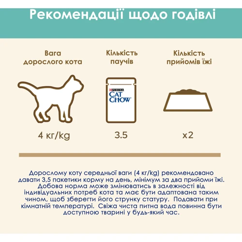 Влажный корм Cat Chow Hairball для взрослых котов для выведения шерсти с курицей и зеленой фасолью 26х85г (12449409) фото 7