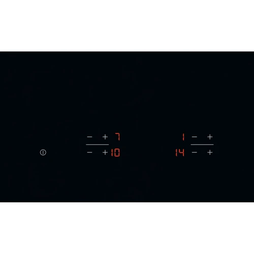 Варочная поверхность Electrolux EHF6240XXK: Расположение панели спереди