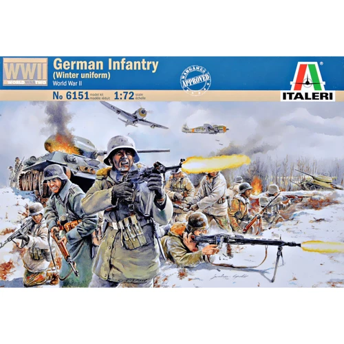 Набор фигурок Italeri Немецкая пехота (зимняя форма) (IT6151)