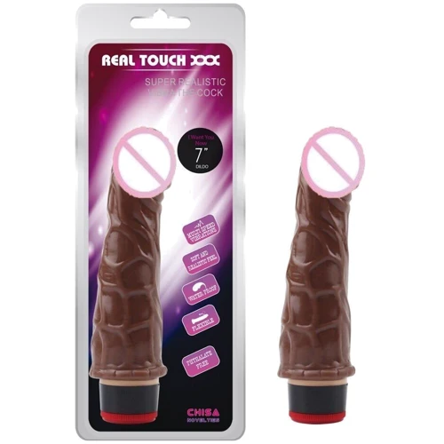 Вибратор 7” Vibe Cock-brown, 291653