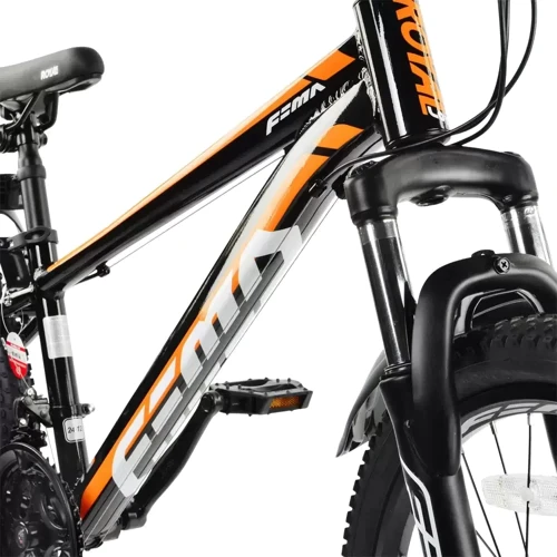 Велосипед RoyalBaby FEMA MTB 1.0 24", OFFICIAL UA, черный