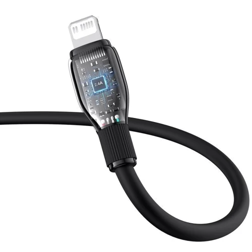 Кабель Baseus Cable USB-C to Lightning Pudding Series Fast Charging Cable 20W 2m Black (P10355701111-01) фото 3