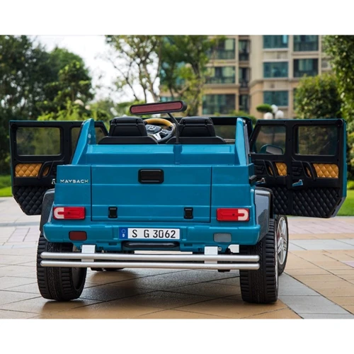Електромобіль Kidsauto Двомісний Mercedes-Benz Maybach G650 AMG (4WD, MP4 відео-планшет) blue (G650blue): Вага, кг 38