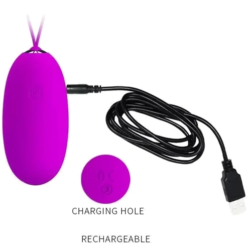 Перезаряджати віброяйце з пультом дистанційного керування Pretty Love - Joyce, BI-014362W-10