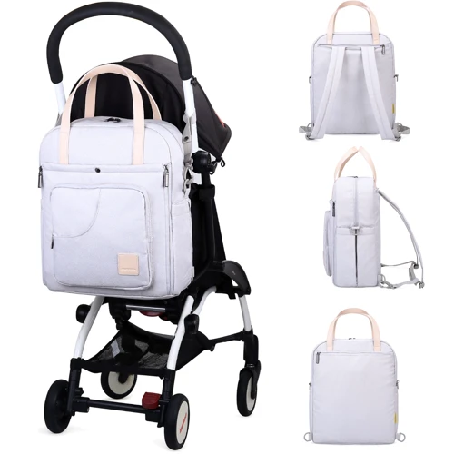 Сумка для мамы Mommore светло-серая (0090210A022)