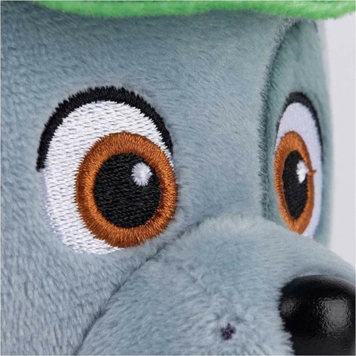 Щенячий патруль Paw Patrol в кино 2: мягкая игрушка - щенок Рокки 15см (SM84240/8810): Особенности реалистичный вид