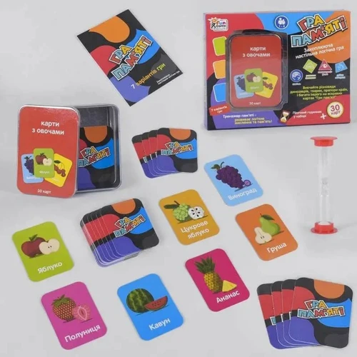 Карточная игра 4FUN Game Club Игра памяти – с фруктами (UKB-B 0045-1): Производитель 4FUN Game Club