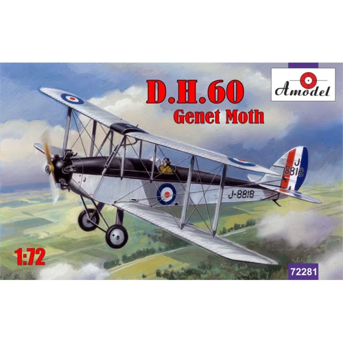 Биплан AMODEL de Havilland DH.60 Genet Moth