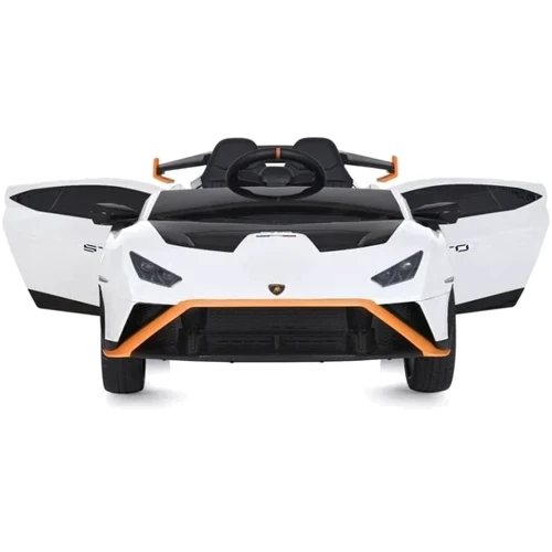Детский электромобиль Bambi Racer Lamborghini Huracan белый (M 5034EBLR-1): Вид автомобиль