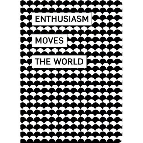 Блокнот. Геометрия. Enthusiasm moves the world (А4, мягкая обложка, круглые углы, блок в точку)