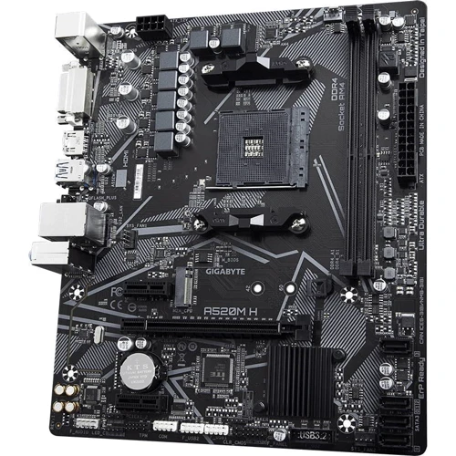GIGABYTE A520M H: Додатково Підтримка UEFI, Підтримка RAID