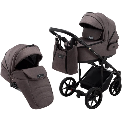 Коляска 2 в 1 Adamex Porto Light Tip TK-21 шоколад