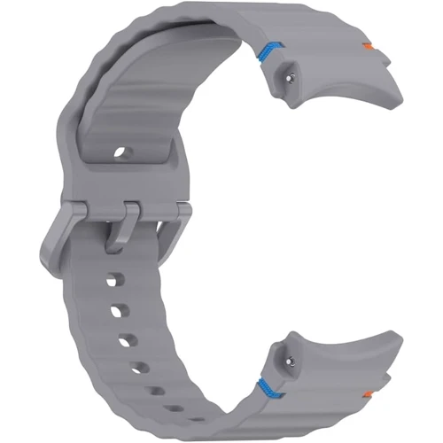 BeCover Strap Ribbed Tape Gray для Samsung Galaxy Watch (20mm) 4 40mm-44mm/5 40-44mm/6 40-44mm/7 40-44mm (712042) фото 6