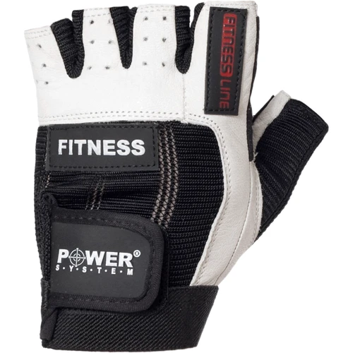 Перчатка для фитнеса Power System Fitness PS-2300 Black/White M (PS-2300_M_Black-White): Пальцы Короткие