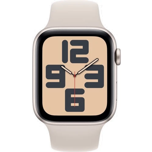 Apple Watch SE 2 2023 44mm GPS+LTE Starlight Aluminum Case with Starlight Sport Band - S/M (MRGT3) Approved Витринный образец: Причина уценки Активированы, витринный образец, хорошее состояние, комплектация полная: коробка, зарядка, часы