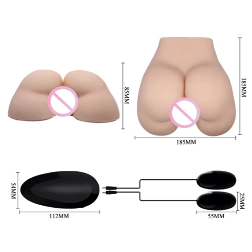 Мастурбатор LYBAILE Crazy Bull Masturbator Pussy & Anal Vibrating Eggs