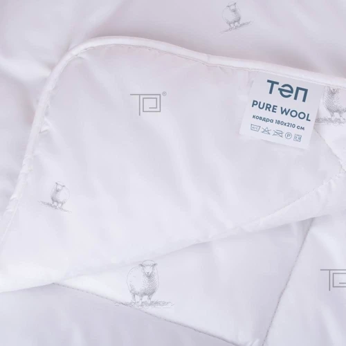 Одеяло ТЕП Природа Pure Wool 210х150 см (2000008476416): Прошивка стеганая