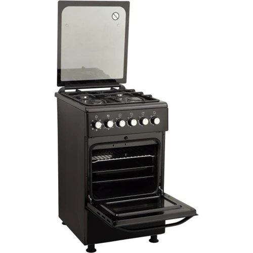 Плита комбінована Eleyus TEKNA 5007 CF BL: Кількість газових конфорок 4