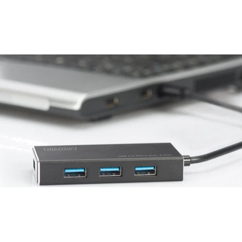 Адаптер Digitus Adapter USB to 4xUSB 3.0 Black (DA-70240-1) фото 4