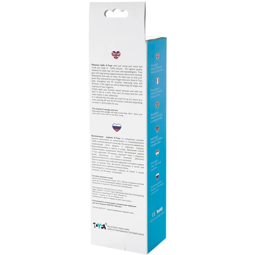 Вагинальные шарики Toyfa A-Toys Pleasure Balls Blue