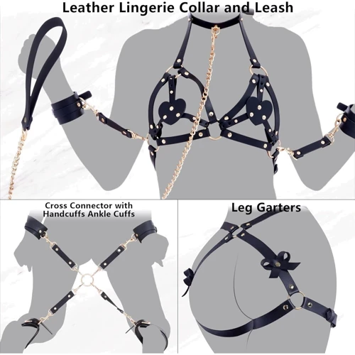 БДСМ-набор LOCKINK YEAHWOW Forced Nadu pose correction set