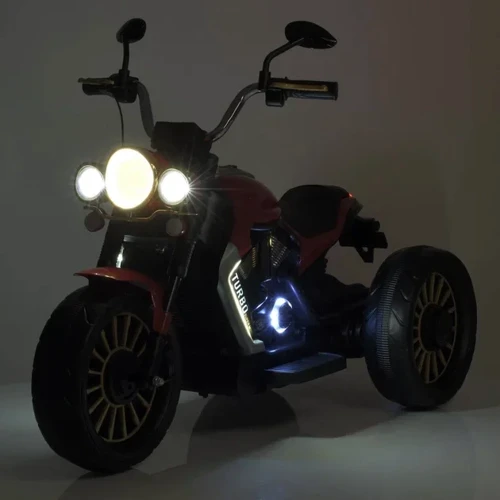 Детский электромотоцикл 3 колесный Bambi Racer красный (M 5047EL-3): Вес, кг 13