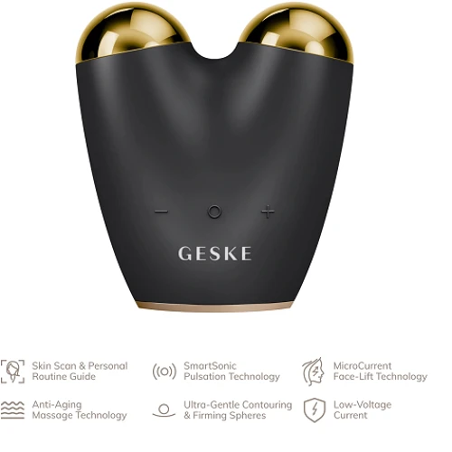 Мікрострумовий підтягувач обличчя GESKE MicroCurrent Face-Lifter 6в1 gray (HB0130)